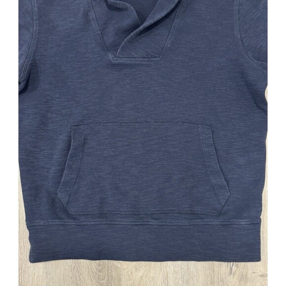 Theory Shawl/Cowl Neck Pullover Sweater Men’s Size M Navy Blue - Picture 3 of 7